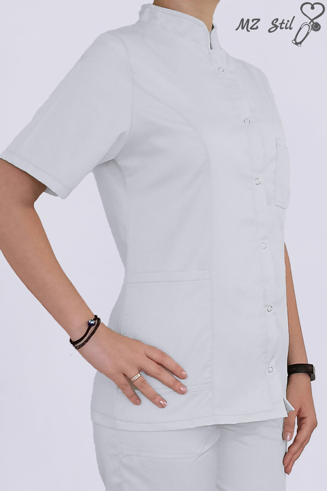 Bluza sa drikerima od kepera (100% pamuk)