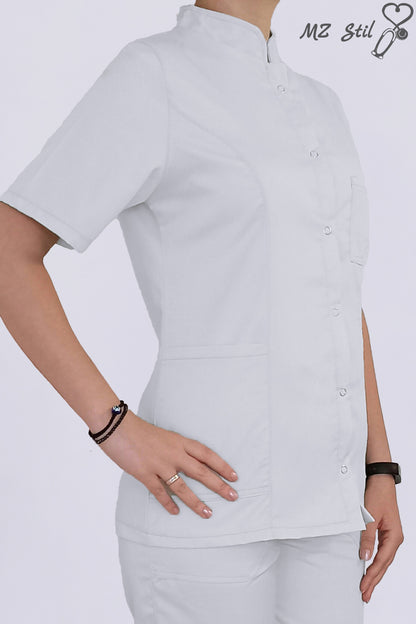 Bluza sa drikerima od kepera (100% pamuk)